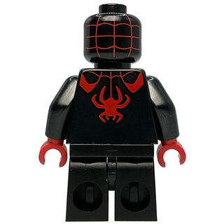 Spider-Man (Miles Morales), White Spider Logo, sh0867, LEGO® Marvel Minifigure