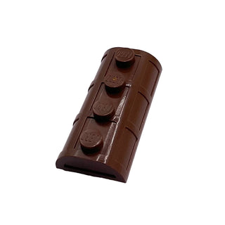 Container, Treasure Chest Lid Curved with Thin Hinge, Part# 4739b Part LEGO® Brown