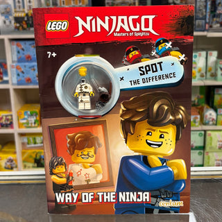 Spot the Difference Way of the Ninja (Softcover) (Includes Jay Minifigure, njo0348) - LEGO® NINJAGO Activity Book