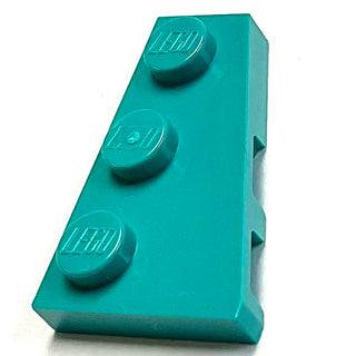 Wedge, Plate 3 x 2 Right, Part# 43722 Part LEGO® Dark Turquoise