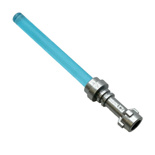 Star Wars Lightsaber Blade (Multiple Colors) and Metallic Silver Hilt, Part# 64567 + 30374 Part LEGO®   