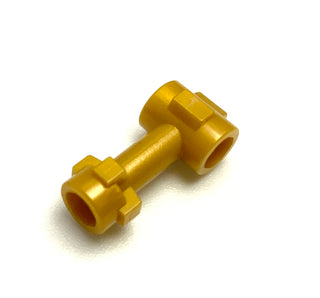 Bar 1L with Top Stud and 2 Side Studs, Part# 92690 Part LEGO® Pearl Gold  