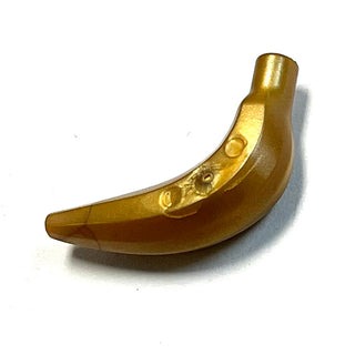 Banana, Part# 33085 Part LEGO® Metallic Gold