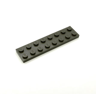 Plate 2x8, Part# 3034 Part LEGO® Dark Gray  
