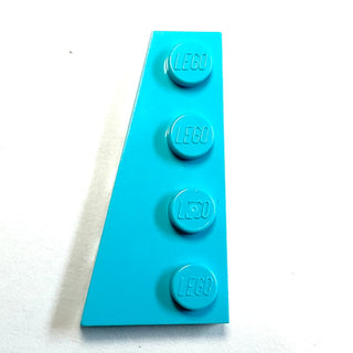 Wedge, Plate 4x2 Left, Part# 41770 Part LEGO® Medium Azure