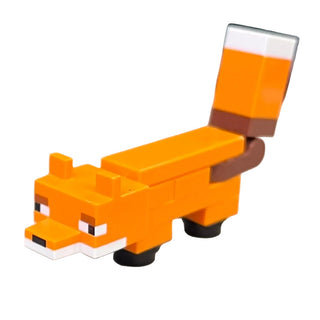 Minecraft Fox, Molded White Face, minefox05 - LEGO® Minecraft Animal