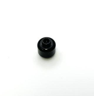 Minifigure, Head (Plain) - Hollow Stud, Part# 3626c Part LEGO® Black  