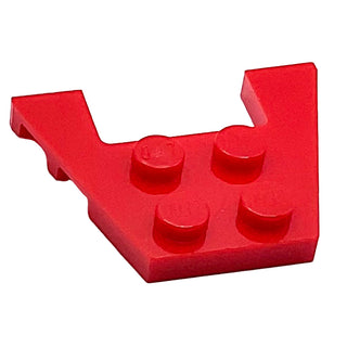 Wedge, Plate 3 x 4 with Stud Notches, Part# 48183 Part LEGO® Red