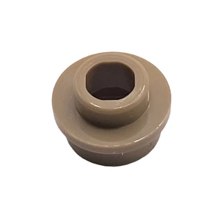 Plate, Round 1x1 with Open Stud, Part# 85861 Part LEGO® Dark Tan
