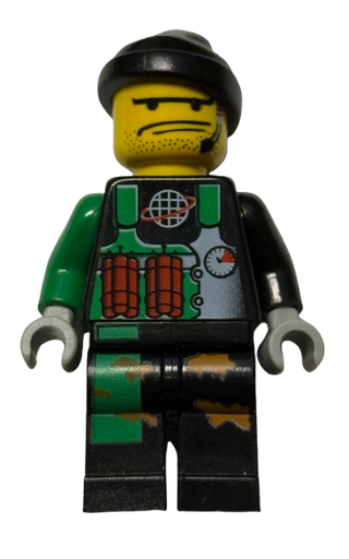 Crunch, alp003 - LEGO® Alpha Team Minifigure