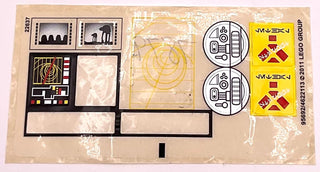 Sticker Sheet for Set Hoth Echo Base, 7879 - (95692/4622113), Part# 7879stk01 Part LEGO® Missing 3 Stickers