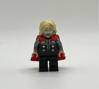 Thor - Flexible Rubber Cape, Black Legs, Tousled Hair, sh0972 Minifigure LEGO®