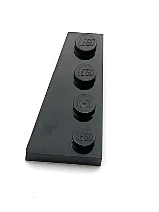 Wedge, Plate 4x2 Left, Part# 41770 Part LEGO® Black