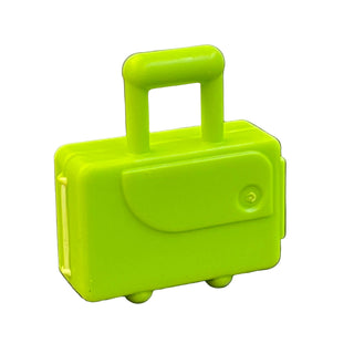 Minifigure, Utensil Suitcase with Long Handle, Part# 37178 Part LEGO® Lime
