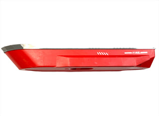 Boat, Hull Unitary 51 x 12 x 6 with Side Bulges with Dark Bluish Gray Top (62791 / 54101), Part# 62791c01 Part LEGO® Very Good/Red  