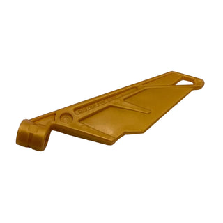 Bionicle Wing Small/Tail with Axle Hole, Part# 61800 Part LEGO® Pearl Gold