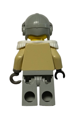 Sam Sinister / Baron von Barron - Tan Shirt, Light Gray Legs, Light Gray Aviator Cap, Dark Gray Goggles, White Epaulettes, adv005 - LEGO® Adventurers Minifigure
