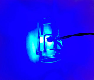 1x1 LED Light-up Cone, Battery Operated, LCONB Custom Parts United Brick Co® Blue