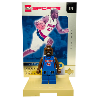 NBA Jerry Stackhouse, nba017 Minifigure LEGO® Like New with Stand
