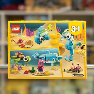 Dolphin and Turtle, 31128 Building Kit LEGO®