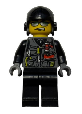 Viper - Tool Vest Torso, din006 - LEGO® Dino Attack/Dino 2010 Minifigure
