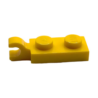 Plate, Modified 1x2 with Clip on End (Horizontal Grip), Part# 63868 Part LEGO® Yellow