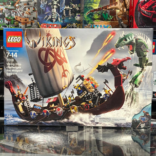 Viking Ship challenges the Midgard Serpent, 7018 - LEGO® Vikings Set