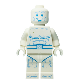 Iceman - Medium Blue Eyes and Mouth, sh0995 Minifigure LEGO® Like New