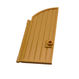 Door 1 x 4 x 7 2/3 Curved Top, Part# 24054 Part LEGO® Pearl Gold