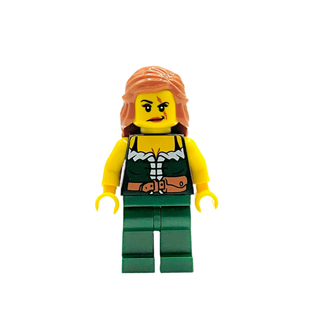 Pirate Female w/ Scar over Left Eye, pi143 Minifigure LEGO®