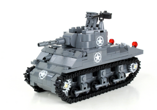 M4 Sherman Tank Building Kit Battle Brick