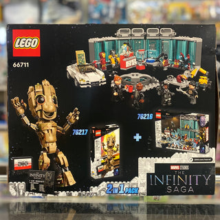 Super Heroes Bundle Pack, Iron Man 2 and Guardians of the Galaxy Vol.2, 2 in 1 Pack (Sets 76216 and 76217) - Infinity Saga Collection, 66711 Building Kit LEGO®