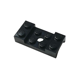 Vehicle, Mudguard 2 x 4 with Arch Studded with Hole, Part# 60212 Part LEGO® Black