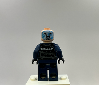 SHIELD Agent - Tony Stark, Tactical Vest, Black Helmet, and Goggles, Sh0919 Minifigure LEGO®   