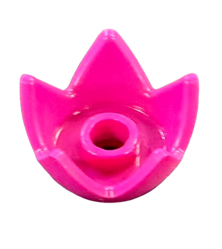 Minifigure, Headgear Crown Eggshell with 5 Points and Center Stud, Part# 39262 Part LEGO® Magenta