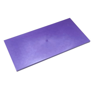 Tile 8x16 with Bottom Tubes, Textured Surface, Part# 90498 Part LEGO® Dark Purple  