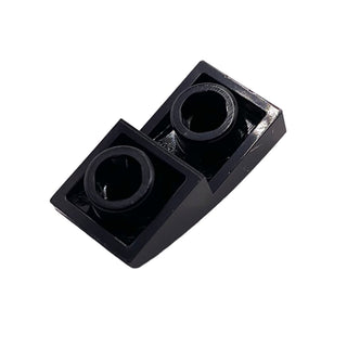 Slope, Curved 2 x 1 x 2/3 Inverted, Part# 24201 Part LEGO® Black