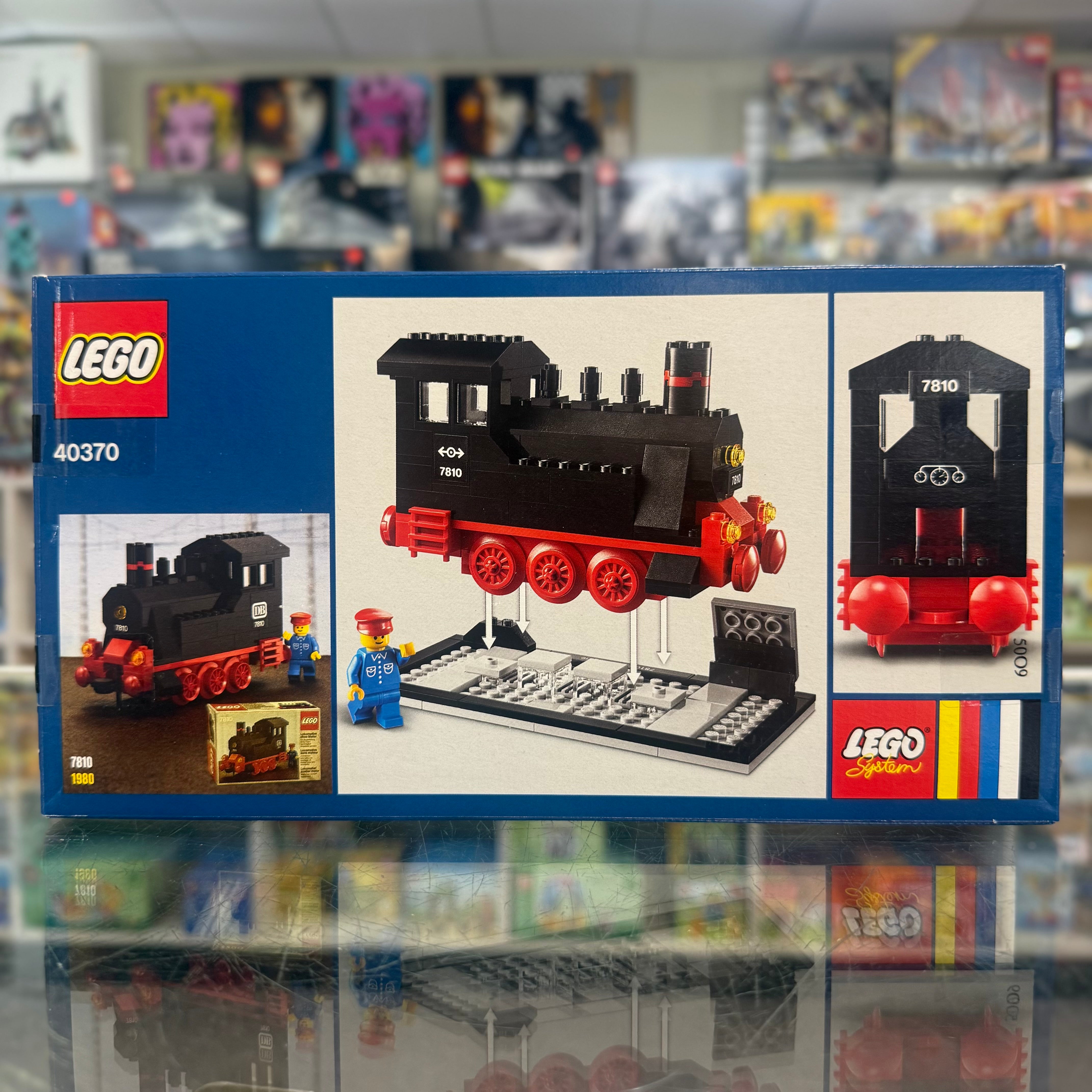 Steam Engine {Reissue of Set 7810}, 40370 – United Brick Co®