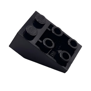 Slope, Inverted 33 3x2 with Flat Bottom Pin without Connections Between Studs, Part# 3747a Part LEGO® Black