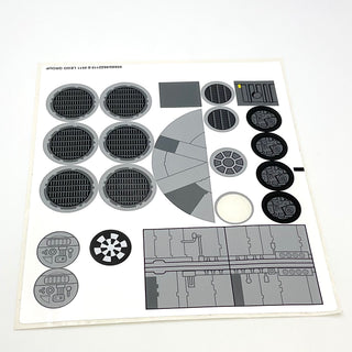Sticker Sheet for Set 7965 - (95690/4622110), Part# 7965stk01 Part LEGO® Missing 1 Medium Engine Grill Sticker