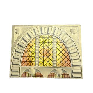 Paper Part for Set 1376 - Cardboard Backdrop with Bank Front Entrance / Large Arched Window Pattern, Part# 1376ppr01 Part LEGO®