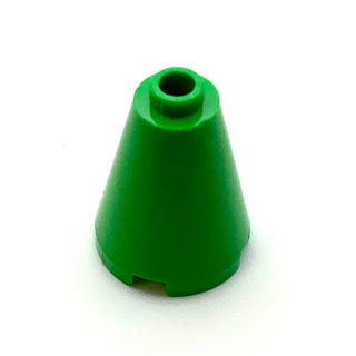 Cone 2x2x2 - Open Stud, Part# 3942c Part LEGO® Bright Green  