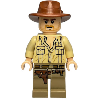 Indiana Jones, Open Shirt, iaj020 - LEGO® Indiana Jones Minifigure