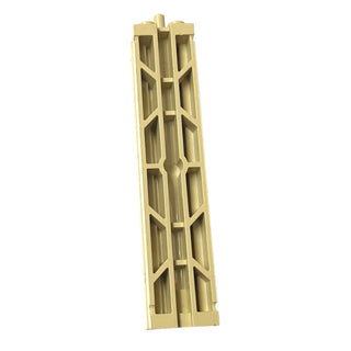 Support 2x2x8 with Grooves and Top Peg (Lattice on 2 Sides), Part# 30646a Part LEGO® Tan