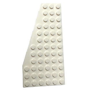 Wedge, Plate 12 x 6 Left, Part# 30355 Part LEGO® White