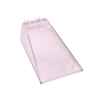 Windscreen 12 x 6 x 2 with Locking Dual 2 Fingers Hinge, Part# 13252 part LEGO® Trans-Clear Very Good