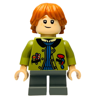 Ron Weasley - Olive Green Jacket, hp550 Minifigure LEGO® Like New