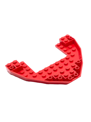 Boat, Bow Brick 10x12x1 Open, Part# 47404 Part LEGO® Red Very Good