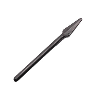 Minifigure Weapon, Pike/Spear Handle with Round End, Part# 4497 Part LEGO® Pearl Dark Gray