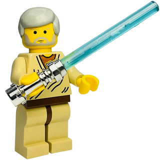 Obi-Wan Kenobi, Old, Yellow Head, Light Gray Hair, sw0023 - LEGO® Star Wars Minifigure
